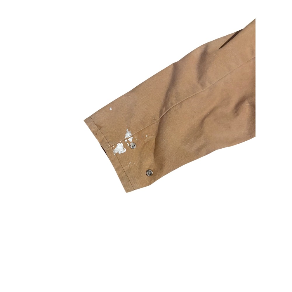 Vintage Walls Master Made Tan Cotton Duck Quilted Lined Work Coveralls Mens L - Picture 11 of 16